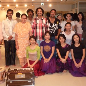 インドから東京に訪れた著名なインド舞踊家