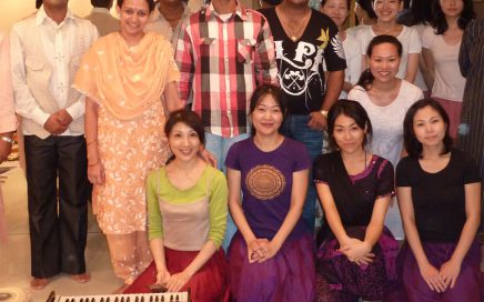 インドから東京に訪れた著名なインド舞踊家